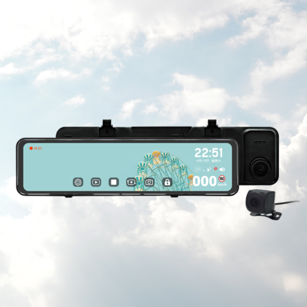 S85 Full Touch Screen Rearview Mirror